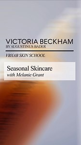 Skincare by Season. What makes the cut for #VBBMuse and skincare expert @melaniegrantskin: SUMMER: VB x @AugustinusBader Cell Rejuvenating Moisturizer in Golden to enhance your routine WINTER: @AugustinusBader The Rich Cream to pamper and nourish skin #BeckhamxBader #CleanBeauty | Victoria Beckham Beauty