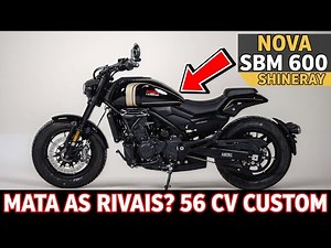Shineray SBM 600: New 56 hp custom motorcycle arrives in Brazil! Check the price!