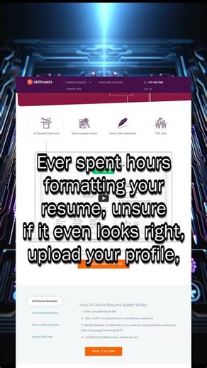 "Skillroads AI: Create a Winning Resume in Minutes for Free"