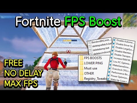 How to BOOST FPS in Fortnite (Lowest Delay, Low Ping, High FPS Boost)
