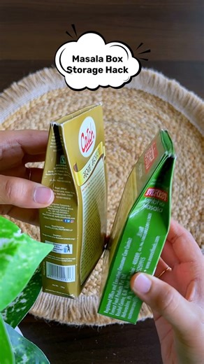 Shristi on Instagram: "💥 Masala Box Storage Hack💥 This is how you can store masala boxes easily, the one’s that remain open into the refrigerator, this hack is so nice this will also help the masala stored in boxes to not lose it’s freshness Easy kitchen hack to store masala box #reels #kitchenhacks #masalabox #kitchentips #spices How to seal masala box, Masala box storage hack, kitchen storage hack, masala storage hack, store masala, indian spices, spices, spices storage hack, kitchen hacks, 