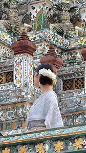 115K views · 6.9K reactions | Lovely Vietnamese Lady in Thai Traditional Dress Visits Wat Arun, Bangkok in May, 2025 . Credit: uniitruong | Thai Culture to the World | Facebook