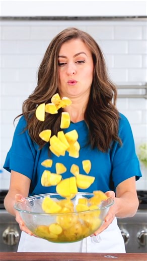 Everyone should know how to make these potatoes. Recipe: https://natashaskitchen.com/roasted-potatoes/ | NatashasKitchen.com