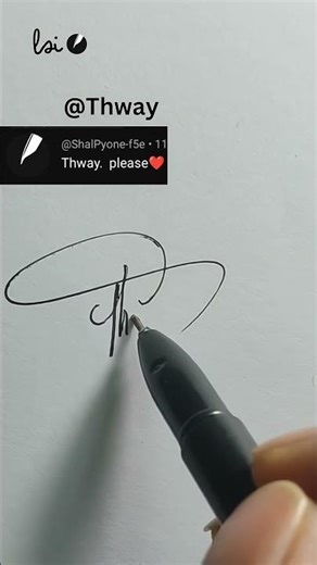 Simple Signature Style #signature #sign #shorts