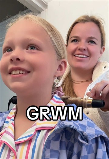 Is it pajama day? Get ready with us for Kennedy’s fifth grade graduation. 🥹🙏🏼🎓 #pajamaday #girlmom #GRWM