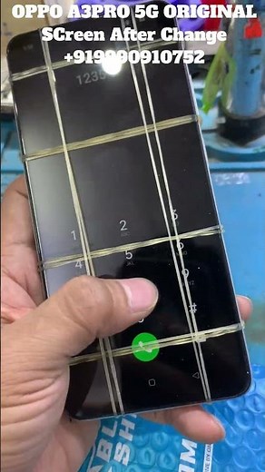 Oppo A3 PRO 5G ORIGINAL Screen Premium Quality Sereen Before To After Replacement