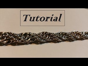 Double spiral chainmaille
