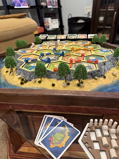 Handcrafted 3D Settlers of Catan Board With Optional Wooden Storage Case - Etsy