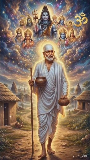 ॐ साईं राम | सच्चे मन से पुकारो साईं आएंगे 🪔🙏 #OmSaiRam #SaiBaba #bhaktishorts