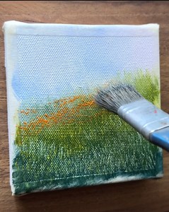 8.1K views · 134 reactions | Misty Spring Flower Field acrylic painting ️ #painting #acrylicart #acrylicpainting #artist #art #spring | Vinee Painting | Facebook