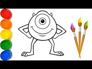 “How to Draw a Cute Monster 👾🖍️ | Easy Drawing for Kids!” How to color monster 👹