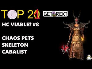 Grim Dawn Build Highlight - Chaos Skeletons Cabalist - SC "TOP 20" - Patch 1.2.1.6