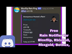 Bloxflip Rain Notifier
