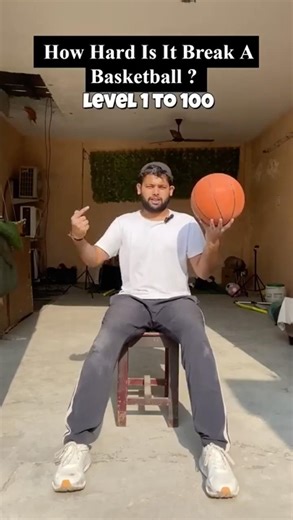How Hard Is It Break A Basketball ? | Level 1 to 100