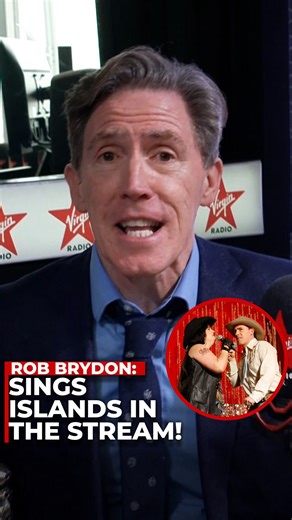 Rob Brydon (or should we say Uncle Bryn) treats us to a rendition of Islands in the Stream accompanied by @jamesbpartridge! | Virgin Radio UK