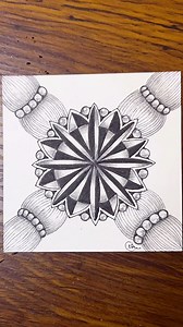 22K views · 325 reactions | Amazing and Relaxing Surya And Zander Zentangle Pattern | Drawing Tutorial For Beginners #zentangle #doodle #zendoodle #art #foryou #mindfulart #trending #viral #easyart | Easy Art | Facebook