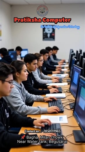 Begusarai Se Hai on Instagram: "Coming soon GRAND opening of PRATIKSHA COMPUTER INSTITUTE Your gateway to a bright future in computers, Get ready this Diwali for something exciting,Learn the latest computer courses with expert trainers,Special diwali offer enroll early and get exclusive discounts LAUNCHING SOON...... Bagha milan chowk near pani tanki Begusarai. Let’s light up your career this Diwali with knowledge and success. Contact no:7050711965,7464036342. . . . #viral #video #reel #reels #t