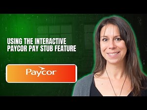 Using the Interactive Paycor Pay Stub feature