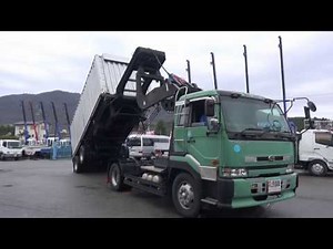 中古トラック 新明和工業 30°ハイリフトトラクタ TRH85-15K 作動確認です