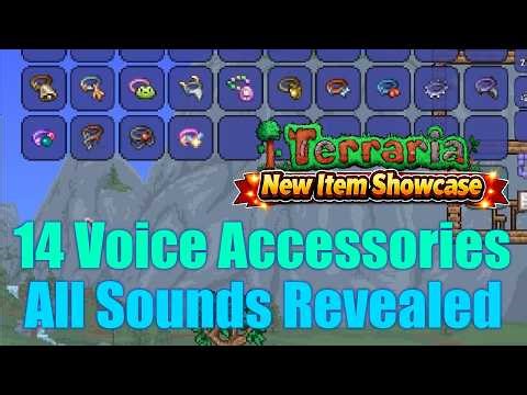 Terraria: All 14 Voice Accessories Sound Showcase