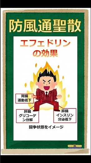 【薬剤師が1分で解説】防風通聖散【登録販売者試験対策】～漢方シリーズ～