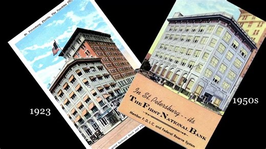 2.6K views · 18 reactions | As the demolition of the historic Pheil Hotel and the adjacent Central National Bank building nears completion on the southwest side of the 400 block of Central Avenue in downtown St. Petersburg, this video looks the corner's history. | Tampa Bay Times | Facebook