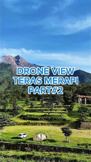 Teras merapi #droneview part#2 #aerialview #droneview #tourism