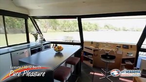 14 reactions | 樂2023 holiday, perhaps? Pure Pleasure has everything, and we mean everything - even an additional powder room for visitors! 5 bedrooms with an ensuite each Spa up top Wine fridge Sun bed area Two rear V hitches for your water toys Fully equipped kitchen Be impressed at https://allseasonshouseboats.com.au/houseboats-fleet/pure-pleasure/ | All Seasons Houseboats | Facebook