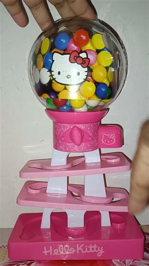 Asmr hello Kitty gumball bank