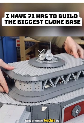 I Have 72 hrs To Build Te BIGGEST Clone Base I’ve Ever Attempted! | Part 3 #legotiktok #lego #legobuild