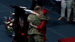 Graduation 'glitch' reveals surprise homecoming
