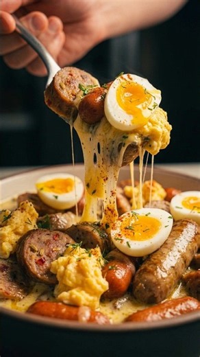 SAUSAGE & EGGS 🥚🔥 The Low-Carb Breakfast You’ll Want Tomorrow!