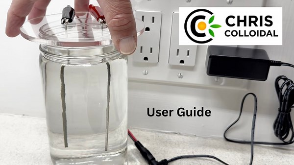Watch Chris Colloidal Silver Generator Kit, user guide on Amazon Live