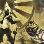 gas mask girl main menu