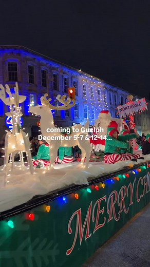 The first two weekends of December in GUELPH is Spirit of the Season ✨❄️ Guelph Christmas market, santa parade, tree lighting, fire circuses, winter princesses, and more! Free admission to all events 🎟️ WEEKEND 1: Dec 5-7th 🎄 Tree Lighting at City Hall (Friday) 🎅 Guelph Community Santa Parade & Santa Run (Saturday) ❄️ Outdoor & Indoor Christmas Market (3 days) WEEKEND 2: Dec 12-14th ❄️ Outdoor & Indoor Christmas Market (3 days) 🔥 Fire Circus (Saturday) 👸 Princess & Superhero Children’s Day 