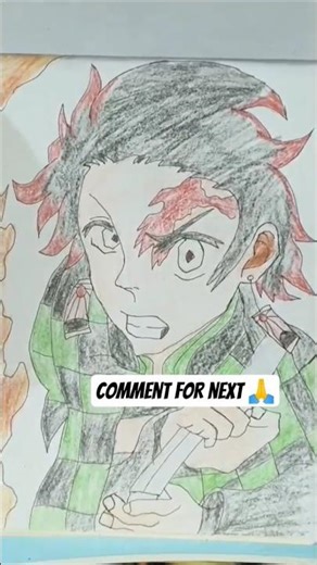 "Color Tanjiro Kamado Reveal 🔥 (Insane Anime Finish!)”
