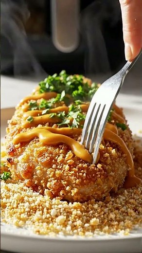 Air Fryer Breaded Chicken Breast ✨🍗 #airfryerrecipes #food #recipe #cooking #chicken #homecuisine