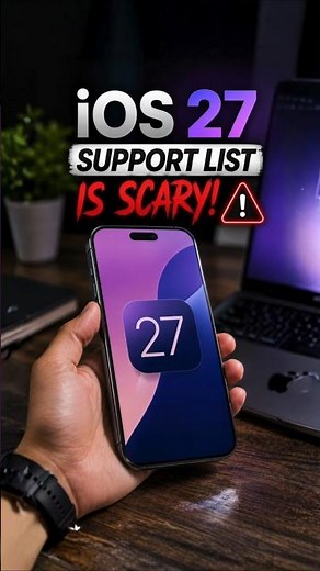iOS 27 Support List is SCARY! (15 iPhones Losing Support? 😱) #iPhone #Apple #ios #galaxyunpacked