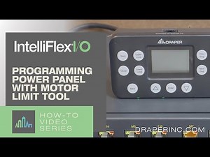 How-To Video: IntelliFlex I/O DC Programming Power Panel with Motor Limit Tool