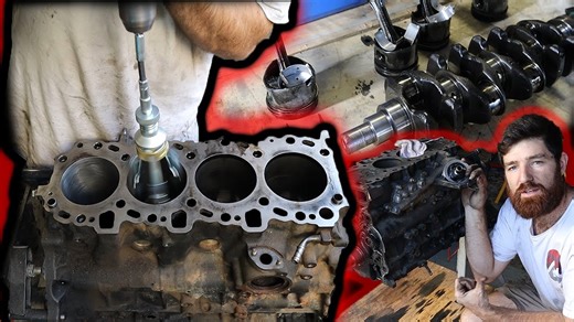 1KZ Engine Block Tear Down and DIY Honing Like a Pro