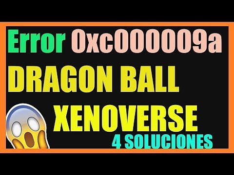 Fix Error 0xc000009a DRAGON BALL XENOVERSE 2 in Windows 10/8/7 I 4 SOLUTIONS 2021