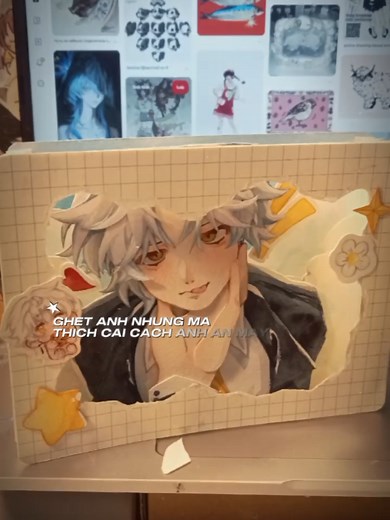 kiểu khung này hay😋❤️‍🔥✨#papercut #handmade #papercraft #myart #fypシ