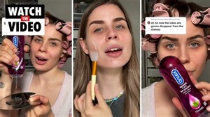 Experts warn against viral lube make-up trend