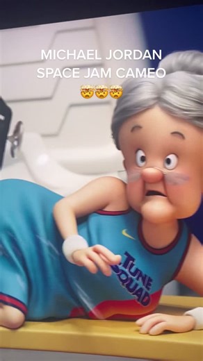 Michael Jordan Space Jan cameo was wild #spacejamanewlegacy #spacejam2 #spacejammovie #fyp #nba #xyzcba