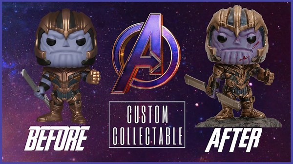 Thanos Pop Vinyl Makeover