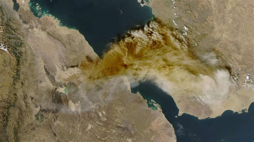 Ethiopia Hayli Gubbi volcano eruption: Indian flight services affected as ash cloud heads to China