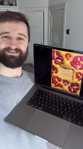 Inflated designs are popping off this month, so here’s a little tutorial how I made this poster. The font is called Ensica as I know you’ll all ask 😜 #graphicdesign #illustration #design