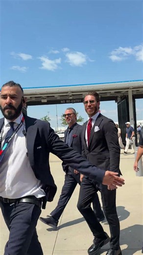 SERGIO RAMOS ARRIVES AT THE FINAL The world champion is present to see Spain secure their second one