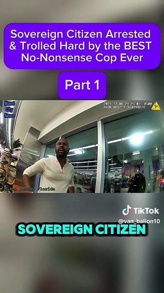 Sovereign Citizen Arrested & Trolled Hard by the BEST No-Nonsense Cop Ever #fyp #foryoupage #capcut #foryou #police