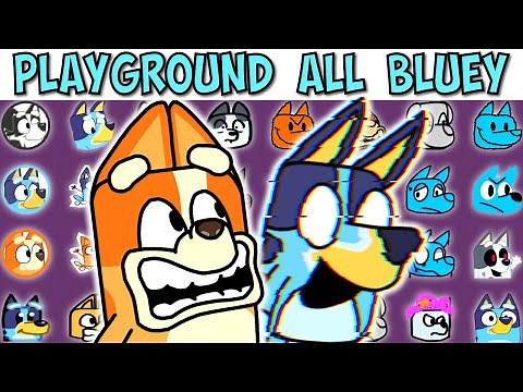 FNF Character Test | Gameplay VS My Playground | ALL Bluey Test